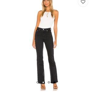 Levi’s Ribcage Boot in Black Lake